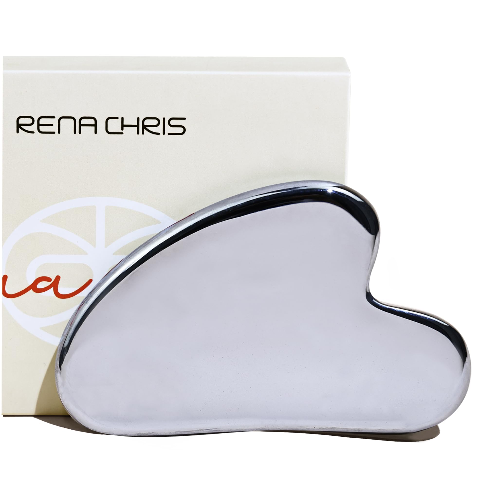 Rena Chris Gua Sha Facial Tools, Natural Terahertz Guasha, Manual Massage Sticks for Jawline Sculpting and Puffiness Reducing, G