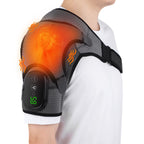 Heated Shoulder Wrap, Shoulder Heating Pads Massager for Men Women, Electric Cordless Vibration Massage Heated Shoulder Braces w