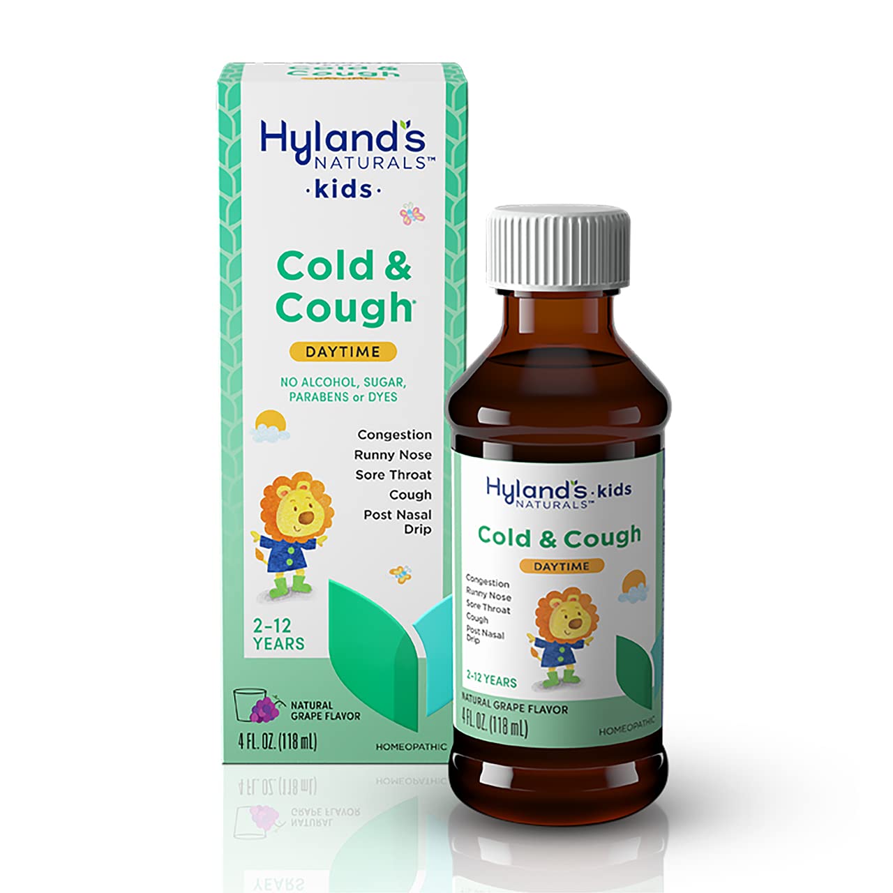 Hylands Homeopathic Cold n Cough - 4 Kids - Grape - 4 oz (1x4 FZ)
