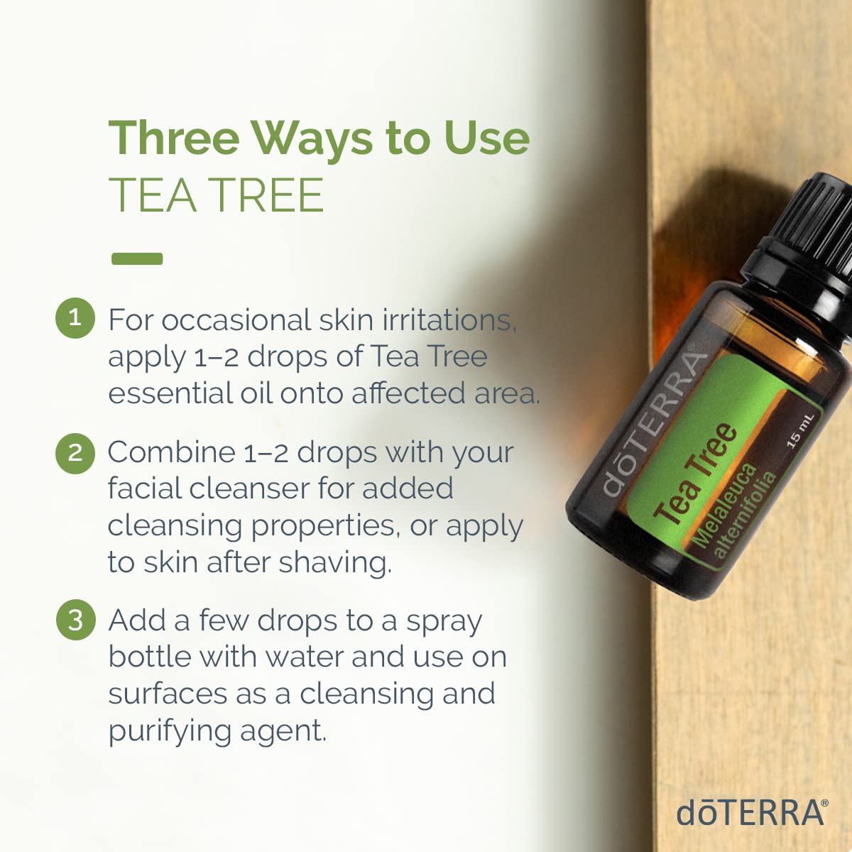 DoTerra - Melaleuca (Tea Tree) Essential Oil - 15 mL