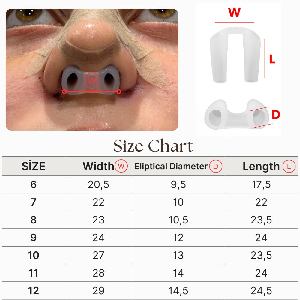 Nostril Retainer | Nostril Retainer for Rhinoplasty Recovery | Nose Retainer for Surgery | Nose Shaper & Support Device | 100% H