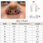 Nostril Retainer and Micropore Surgical Tape 0.5 Wide | Nostril Retainer For Post-Rhinoplasty | Nose Retainer | Soft Silicone |