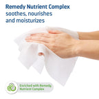 Medline Remedy Clinical 3-in-1 Barrier Cream Cloth, 8 count (1 Pack), 8 x 8 in Adult Wet Wipes, Vanilla Scent, Incontinent Care,