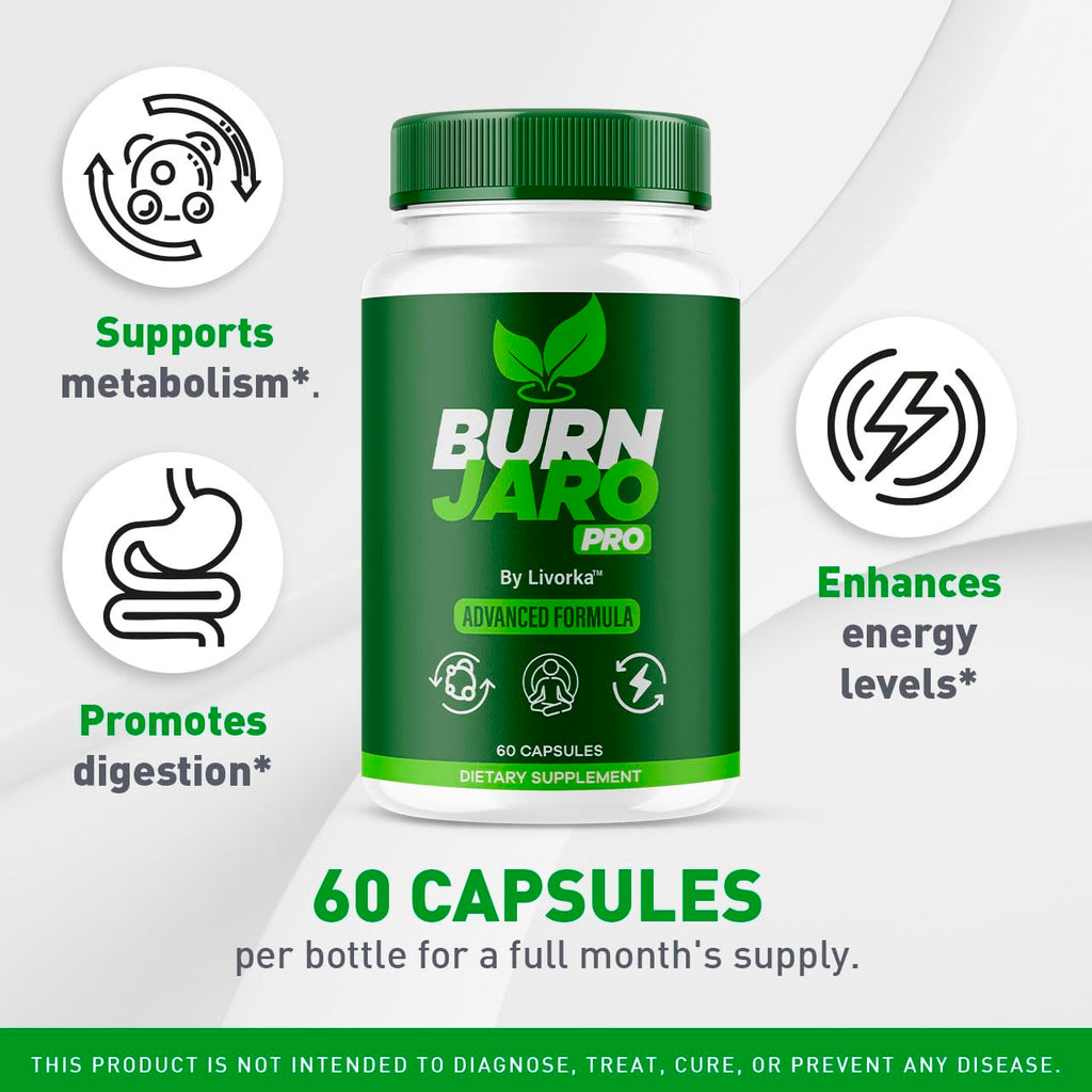 Burn Jaro Pro - Burjaro Pro, Official Burnjaro Pro Capsules, Burn Jarow Pink Salt, Burn Jarrow Supplement Pills, Banjaro Pink Sa
