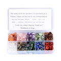 YRDGRG Crystal Quartz,10-Stone Mix:Red Crystal,Rose Quartz,Amethyst,Prehnite,Tiger's Eye, Quartz,Labradorite,Ruby in Zoisite,Lap