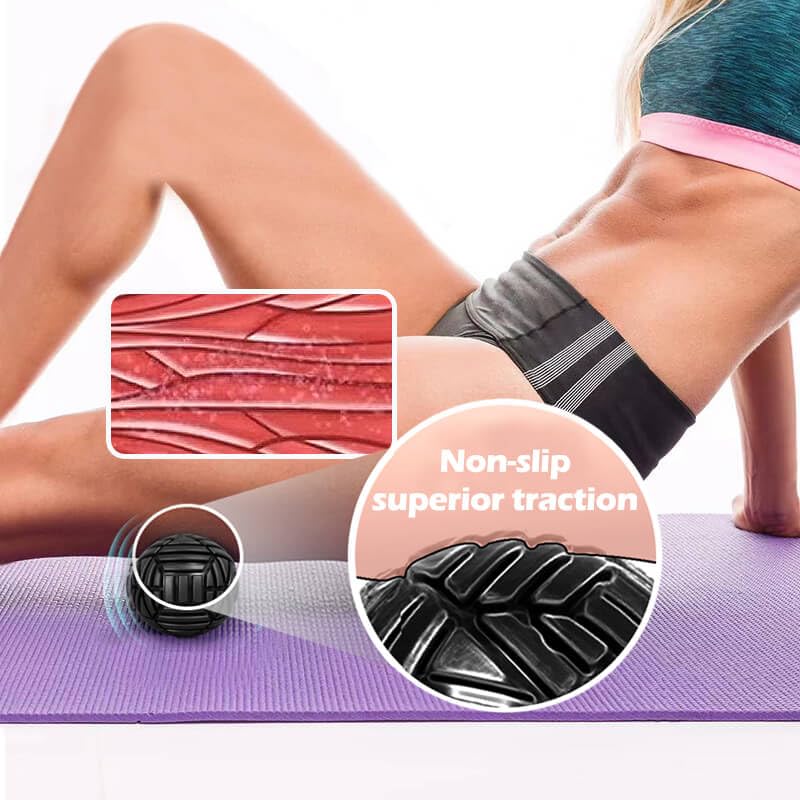 TETOP Fitness Muscle Massage Ball, 3.15in, Therapy Ball for Trigger Point Massage, Trigger Point Ball for Myofascial Release, Mo