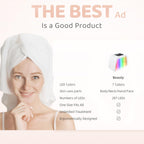 FXXXCUWUU Led-Light-Therapy, Red Light Therapy for Face 7 in 1 Colors LED Facial Skin Care Tool Facial Neck Body Hand Skincare M