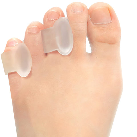 JKcare Pinky Toe Separators (Single Loop), Little Toe Spacers & Protectors for Overlapping Toe, Bunionette, Corn and Blister -10