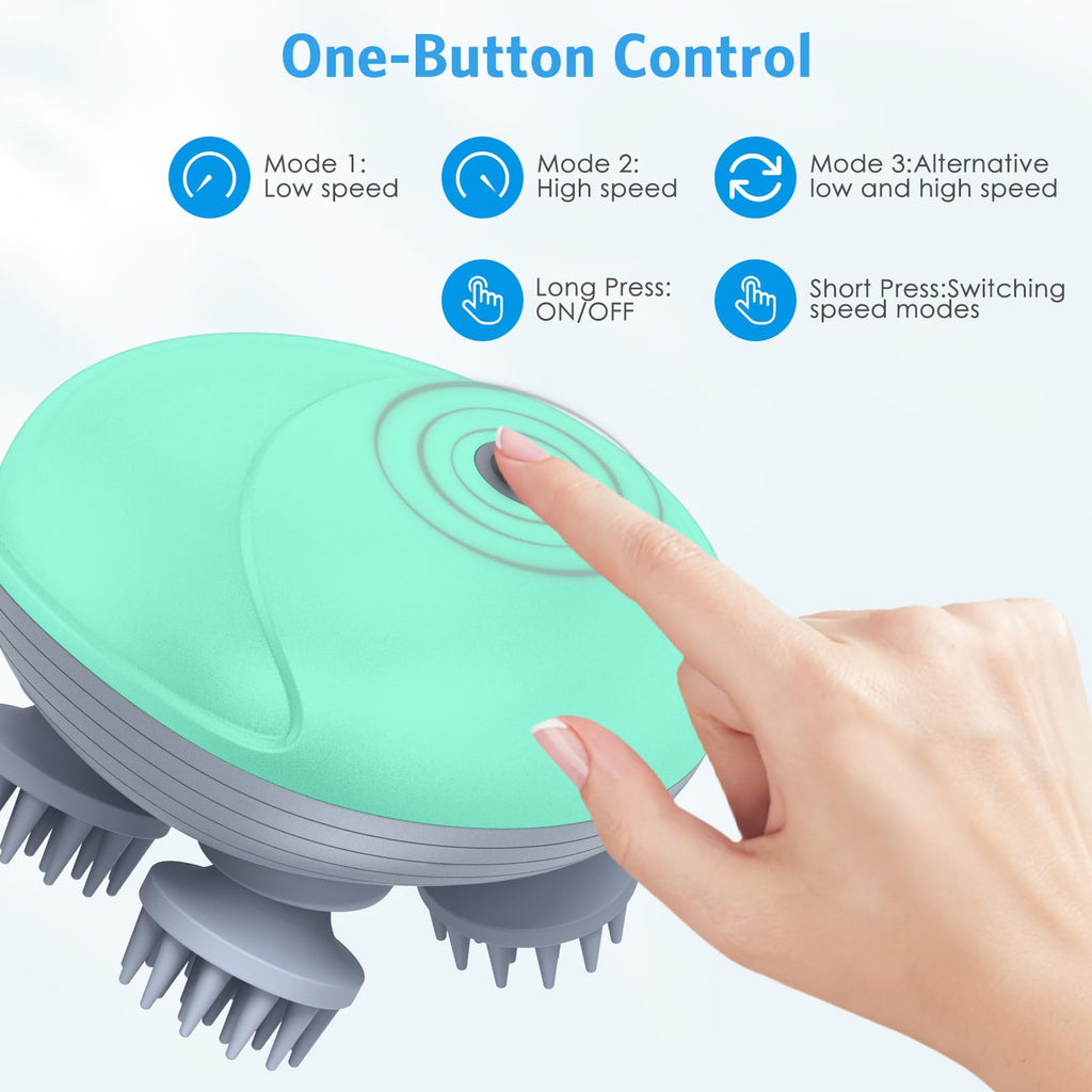 Olipiter Upgraded Handheld Pet Massager for Dogs and Cats, Electric Dog Massager, Cat Head and Back Scratcher for Relieving Tigh