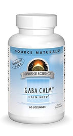 Source Naturals Serene Science, GABA Calm Quick Dissolving Peppermint Flavor* - 60 Lozenges