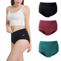 Incontinence Underwear for Women, Leakproof High Waisted Underwear for Bladder Leakage, Soft Reusable Period Panties, 3Pack XL