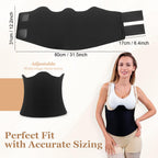 Post Surgery 360 Lipo Foam Wrap - Adjustable Abdominal Compression Board for Recovery, Breathable & Soft Lipo Foams with Full Co