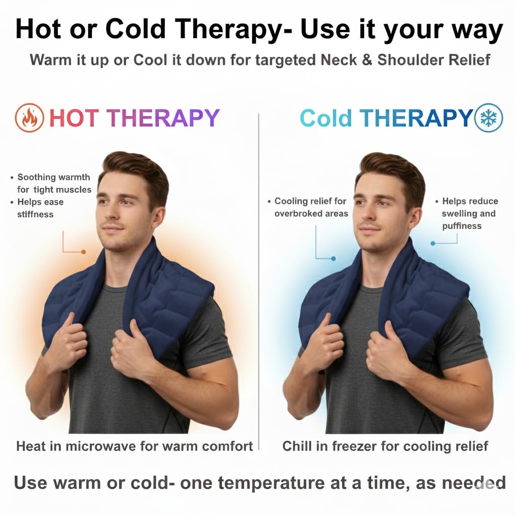 Soothing Herbal Neck & Shoulder Wrap – Hot/Cold Aromatherapy