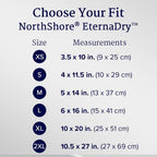 NorthShore EternaDry Booster Pads for Men and Women with Adhesive, Large, Pack/30