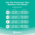 SUNKISS TrustPlus Adult Diapers with Maximum Absorbency, Unisex Disposable Incontinence Briefs with Tabs for Men and Women, Odor