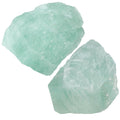 NUKAYAI 2Pcs Green Fluorite 1.8-2.2 Large Raw Crystals Natural Stones Rough Healing Crystals Green Fluorite for Tumbling Rocks R