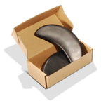 Master Massage 2-Piece Large Waning Moon Crescent Massage Stone Set - Arc Curved Deep Tissue Massager Hot Stones Pack - Gua-Sha 