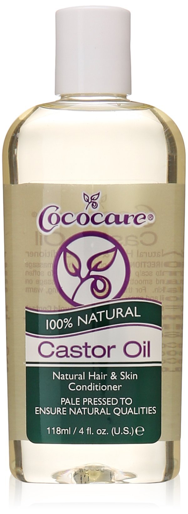 Cococare Natural Oil, Castor, 4 Ounce