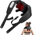 BIBIRE Neck Massager with Heat, Cordless Shiatsu Deep Tissue Shoulder Massager with 6 Kneading Nodes for Back, Neck, Leg, Muscle