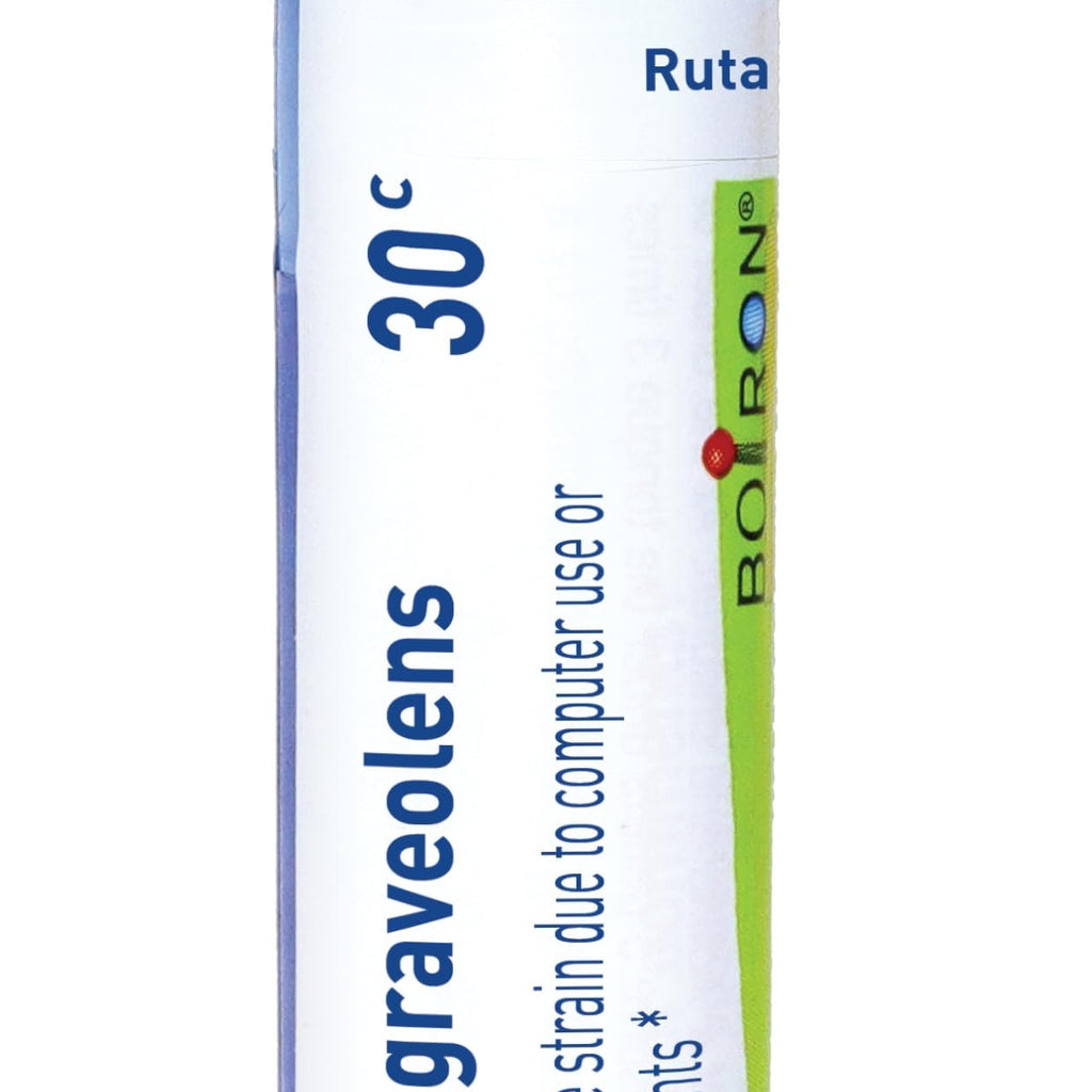 Boiron Ruta Graveolens 30C for Eye Strain Due to Computer Use or Artificial Lights - 80 Pellets