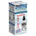 NeilMed Sinus Rinse Starter Kit with 5 Premixed Saline Packets - Large Volume Low Pressure Saline Nasal Irrigation & moisturizin