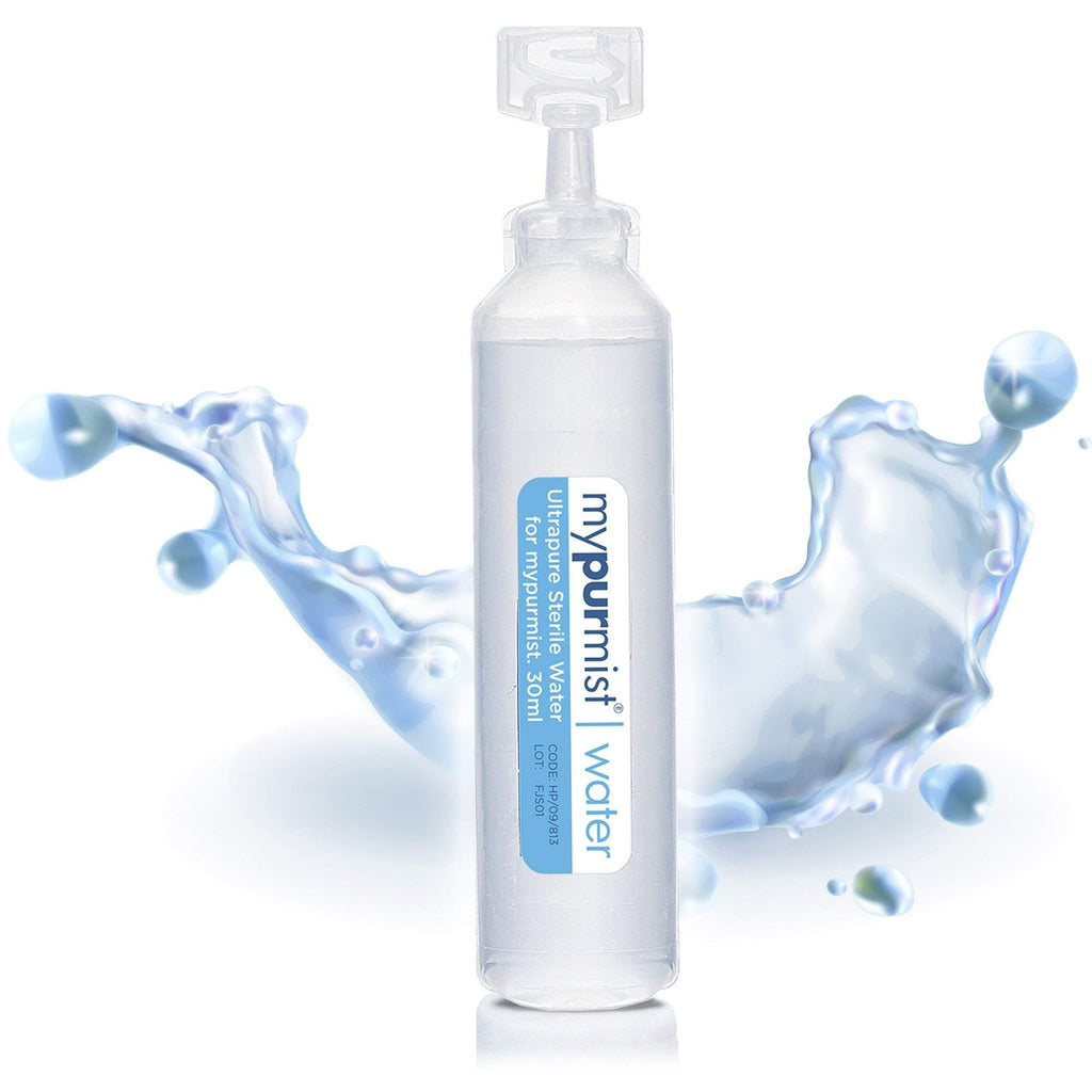 Mypurmist Ultrapure Sterile Water for Personal Steam Inhalers - Cleanest Water Vapor, Free from allergens, irritants and polluta