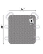 Positioning Bed Pad with Handles, 6 Sturdy Handle Washable Bed Pads for Incontinence, Waterproof, Reusable Underpads for Elderly