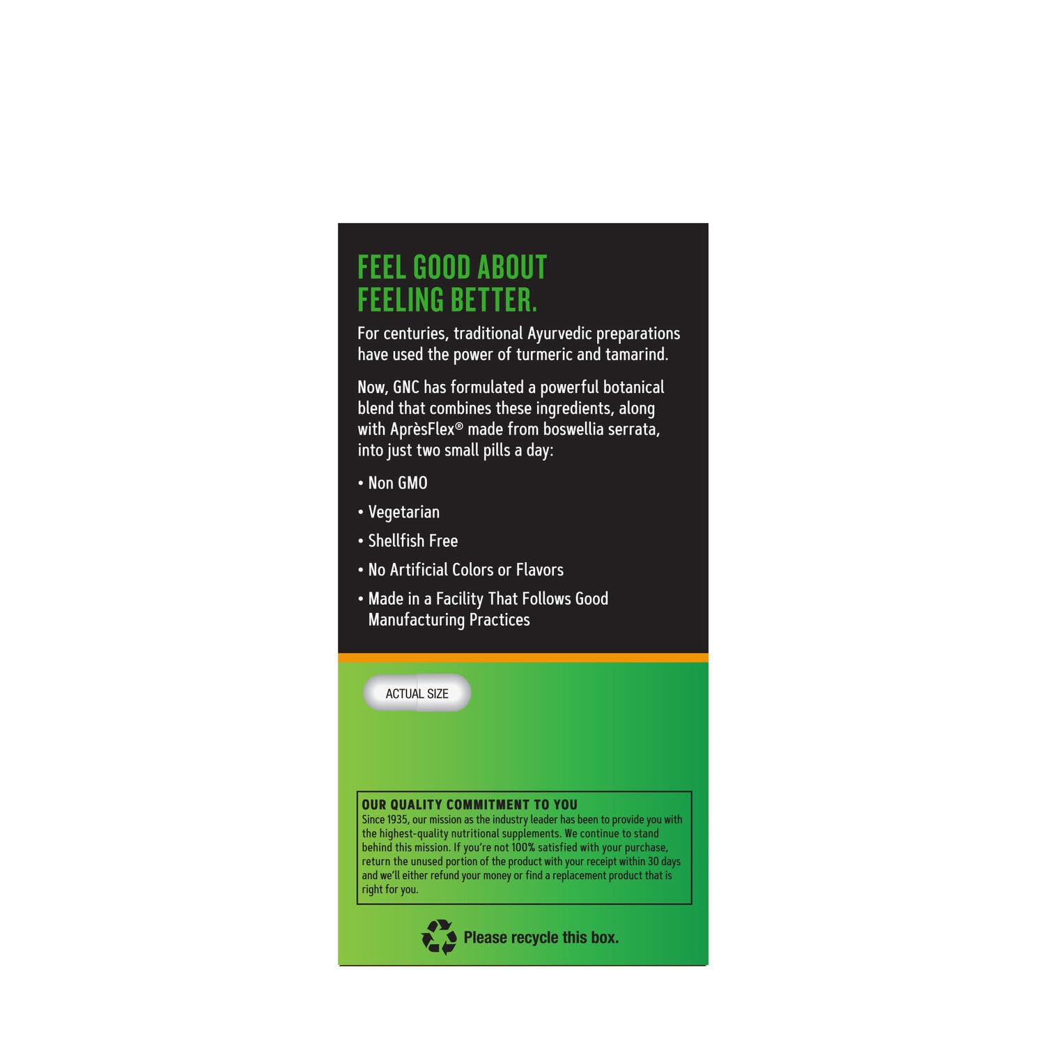 GNC TamaFlex Fast Acting, 60 Vegetarian Capsules, Joint Support