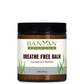 Banyan Botanicals Breathe Free Balm - 99% Organic, Natural Chest Rub with Eucalyptus & Menthol Crystals - for Respiratory Relief