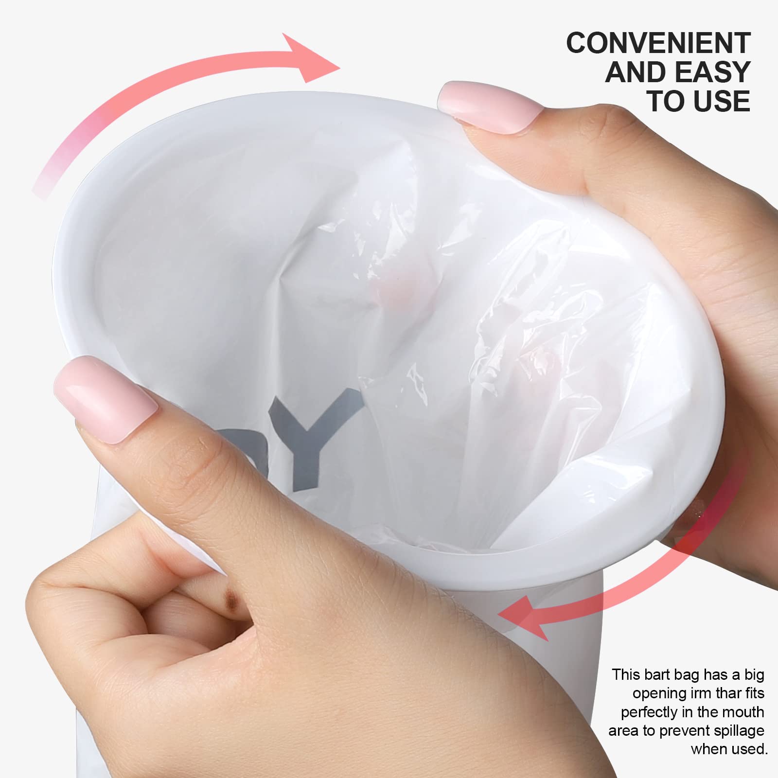 YGDZ Vomit Bags, 15 Pack Vomit Bags Disposable, 1000ml Barf Bags, Leak Resistant Throw Up, Portable Emesis Bags Puke Nausea Bags