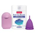 Sirona Reusable Menstrual Cup For Women (Large) With Microwaveable Sterilizer (1 Cup + 1 Sterilier) | Fda Approved | 100% Medica