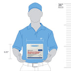 21 piece Bloodborne pathogen bodily fluid spill kit, plastic case, 1 ea.