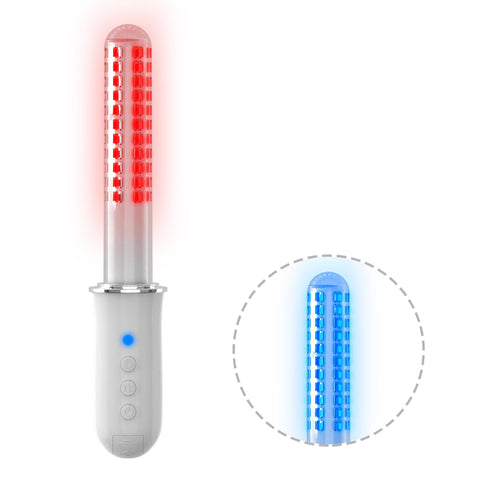 Vaginal Rejuvenation Wand,Red & Blue Led Light Therapy Device
