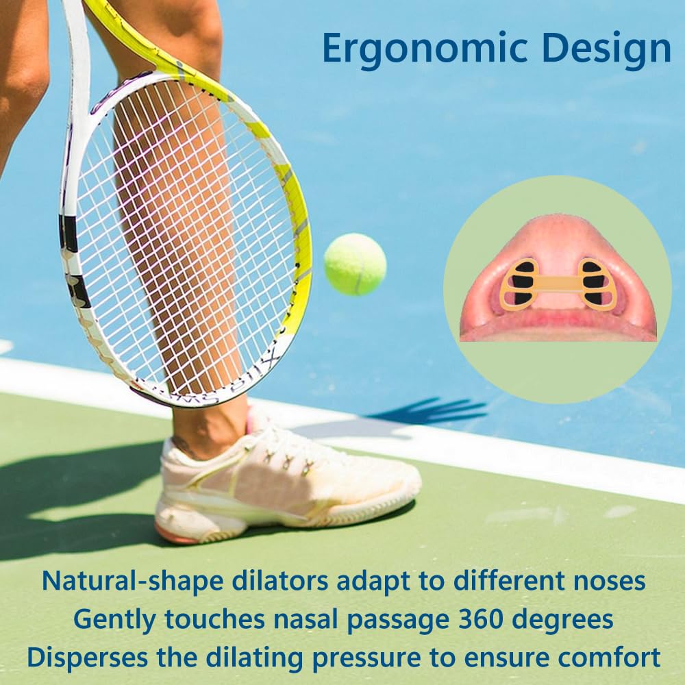 WoodyKnows Enhancer Nasal Dilator, Model 2024 Standard, Improves Sports Airflow, Nasal Congestion aid (M 4Pack)