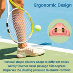 WoodyKnows Enhancer Nasal Dilator, Model 2024 Standard, Improves Sports Airflow, Nasal Congestion aid (M 4Pack)