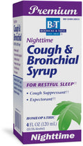 Natures Way Boericke & Tafel Nighttime Cough & Bronchial Syrup, Cough Suppressant, Promotes Restful Sleep, 4 Fl. Oz