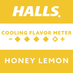 Halls Honey Lemon Triple Soothing Action Cough Suppressant/Oral Anesthetic Drops 30 ct (Pack of 12)