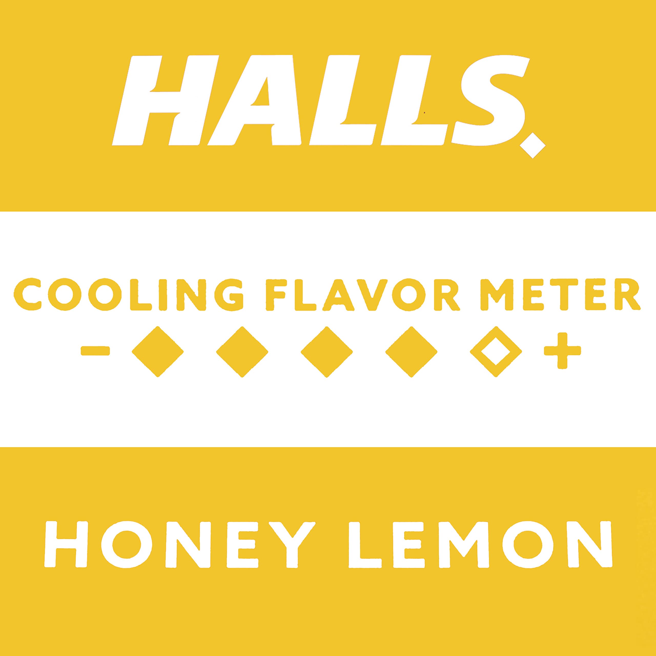 HALLS Relief Honey Lemon Cough Drops, 20 Packs of 9 Drops (180 Total Drops)