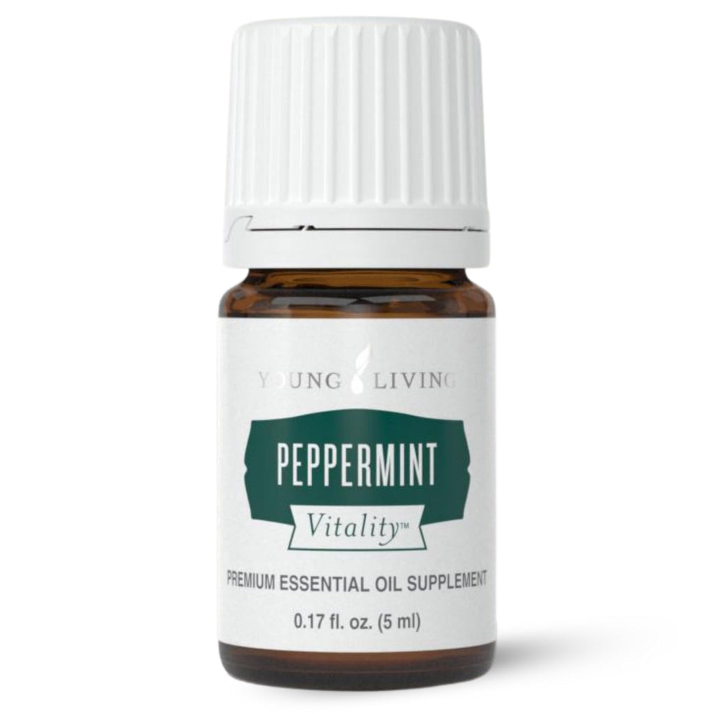 Young Living Peppermint Vitality Essential Oil 5ml - Refreshing Aroma | Health & Wellness | Enhances Culinary Creations with a F