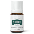 Young Living Peppermint Vitality Essential Oil 5ml - Refreshing Aroma | Health & Wellness | Enhances Culinary Creations with a F