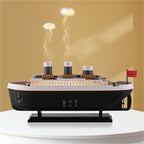 HIROGA Titanic Humidifier 250ml, Essential Oil Diffuser Cool Mist Ultrasonic Aroma Aromatherapy Diffuser with Remote Control 7 L