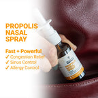 BEE and You Plus Natural Propolis Nasal Spray 1 Fl oz | Congestion Relief Drug Free & Alcohol Free, Sinus Relief, Allergy, Nasal