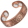 Vicmag Copper Magnetic Rings for Women 99.9% Copper Finger Ring Ultra Strength Magnet Gift Adjustable