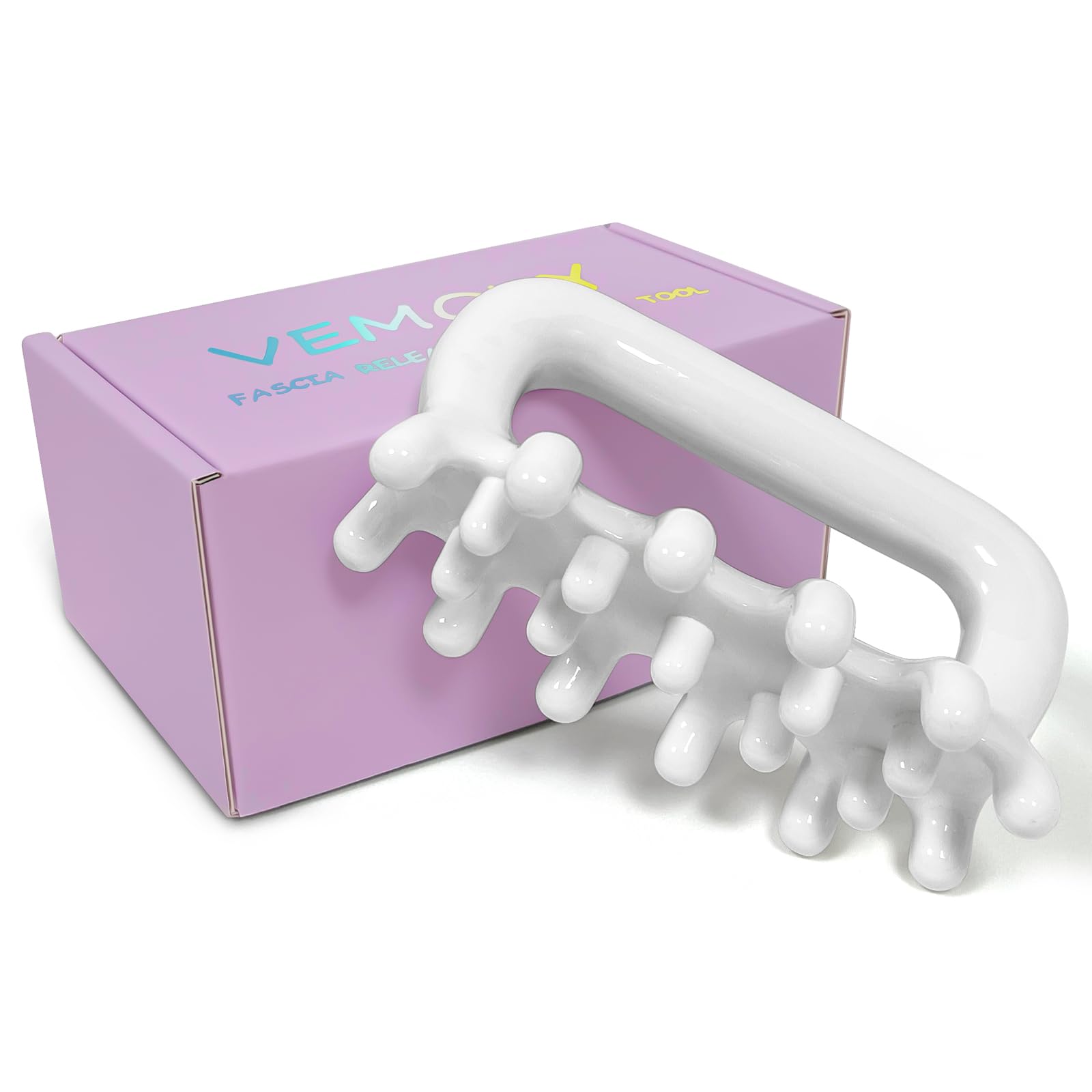 Vemoky Fascia Massage Tool Trigger Point Massage Tools Anti Blaster for Cellulite Massager Tool Reaching Deep Myofascial Tissue 