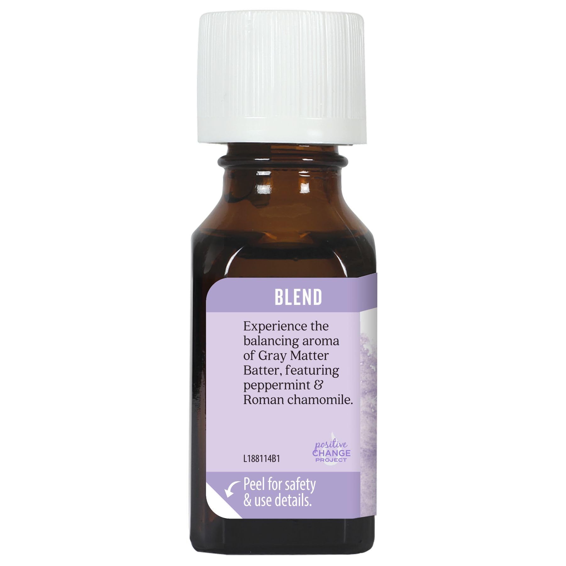 Aura Cacia Essential Solutions Oil Blend, Gray Matter Batter, 0.5 fluid ounce (Pack of 2)