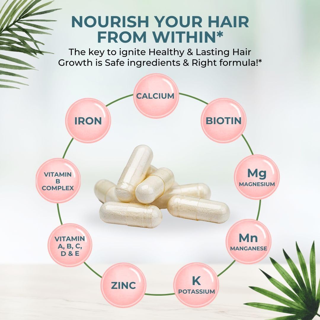 Vitalyra Biotin & B-Complex Hair Vitamins - Hair, Skin & Nails Supplement