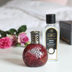 Ashleigh & Burwood - Rose Bud Glass Fragrance Lamp - Hand Crafted - Use with Fragrance Oil - Powerful and Purifying - Home Desig
