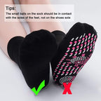 WenFeng 3 Pair Tourmaline Thermal Circulation Acupressure Self-Heating Shaping Socks, AFIZ Tourmaline Slimming Health Sock,Foot