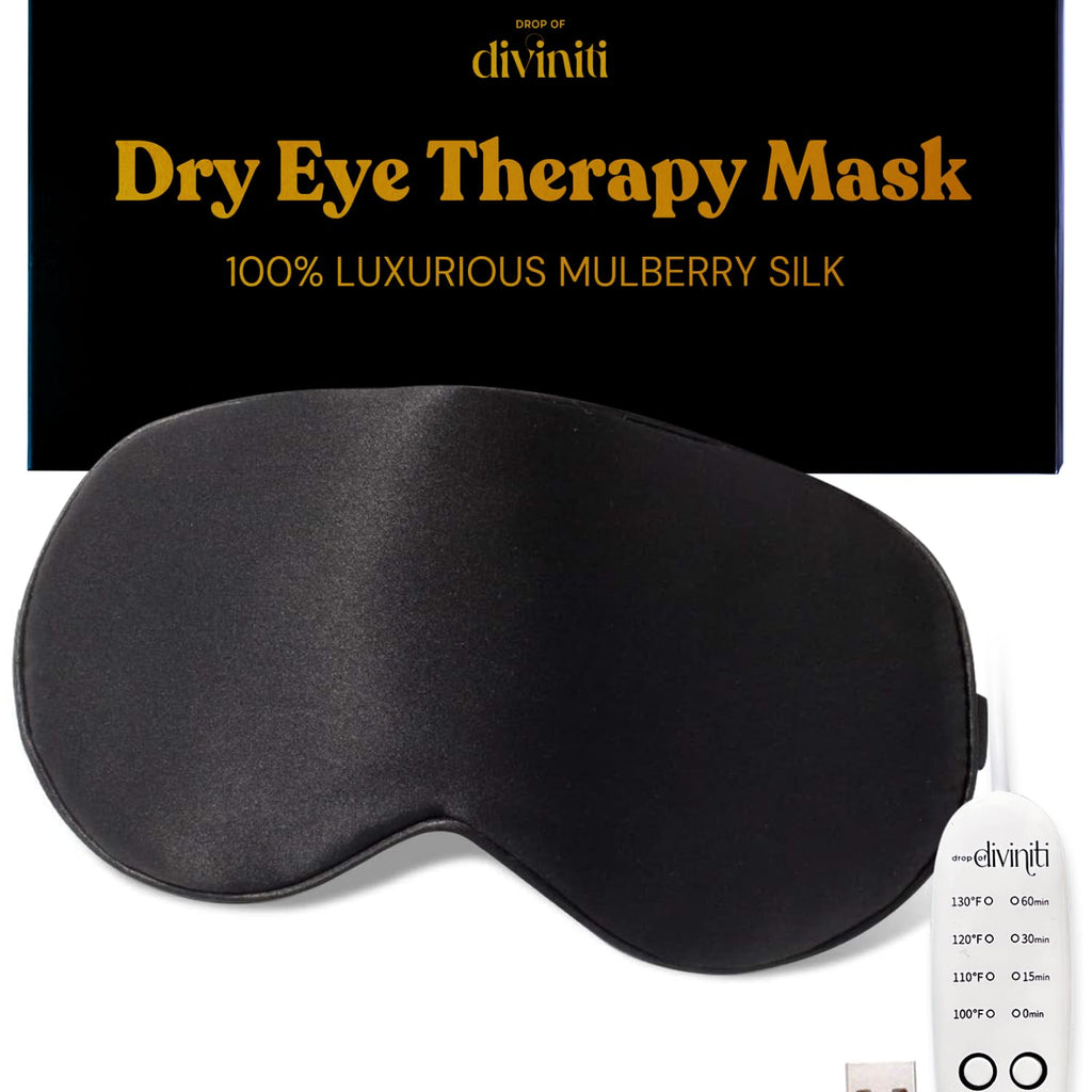 Heated Eye Mask for Dry Eye Relief - Stye Eye Treatment, Sinus Eyemask, Electric Eye Mask for Dry Eyes Moist Heat, Dry Eye Masks