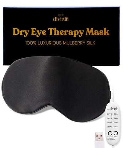 Heated Eye Mask for Dry Eye Relief - Stye Eye Treatment, Sinus Eyemask, Electric Eye Mask for Dry Eyes Moist Heat, Dry Eye Masks